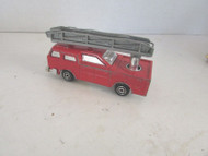 MAJORETTE DIECAST RED FIRE LADDER TRUCK 1/64TH SCALE SONIC FLASHERS H2