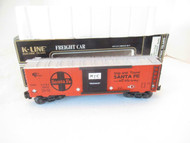 VINTAGE K-LINE TRAINS - K-90010 KCC -SANTA FE REEFER- 0/027- LN- BOXED- HB1