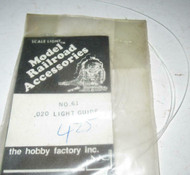 THE HOBBY FACTORY- #61 .020 LIGHT WIRE - NEW- M54