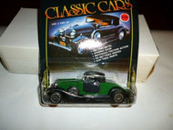 H41- DIECAST 'TRAFFIC STOPPERS' CLASSIC CARS- GREEN- BRAND NEW