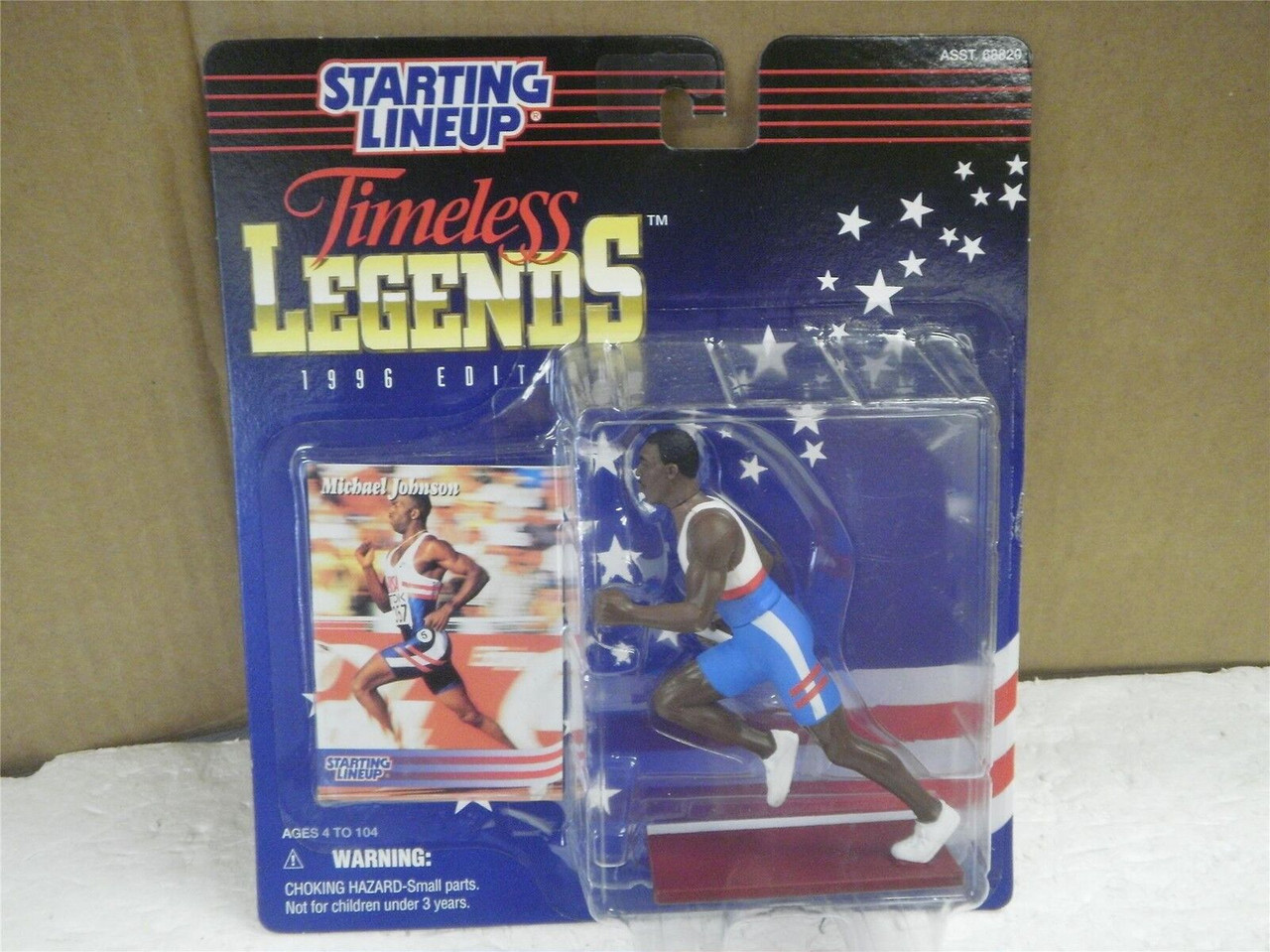 STARTING LINEUP TIMELESS LEGENDS 1996- MICHAEL JOHNSON- NEW-TRACK- L156  The Model Train Store of New Jersey Lionel Trains