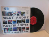 MEET ANDRE KOSTELANETZ MUSIC'S LEADING MAN RECORD ALBUM COLUMBIA KZ1