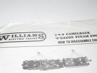 WILLIAMS- 0/027 - CAMELBACK INSTRUCTIONS SHEET & PARTS DIAGRAM(2)- FAIR - B18