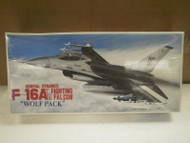 NEW MODEL- FUJIMI- 24002- F-16A FIGHTING FALCON "WOLF PACK"- 1:72- NEW- W54