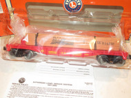 LIONEL- 36087 - FLAT CAR W/WOODEN TRAIN WHISTLE- 027 - NEW - W73