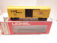 LIONEL- 9767 - RAIL-BOX BOXCAR - 0/027- NEW- B14