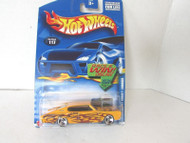 MATTEL 55002 HOT WHEELS DIECAST CAR '67 DODGE CHARGER YELLOW COLLECTOR 117 LotD