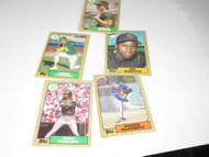 BASEBALL CARDS -- TOPPS - 5 ASSORTED CARDS- LN - ON SALE - S25