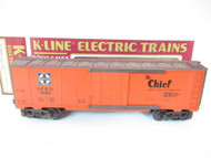 K-LINE TRAINS - K-75034- SANTA FE 'THE CHIEF #4 MAP CAR - 0/027- LN - BOXED- B1