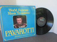WORLD FAMOUS MUSIC TREASURES PAVAROTTI 5002 POLYGRAM RECORDS 1983 RECORD ALBUM