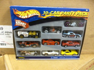 MATTEL HOT WHEELS 52579 10-CAR PARTY PACK DIECAST CARS NEW IN BOX L149