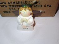 CHRISTMAS ORNAMENTS WHOLESALE- LITTLE ANGELS- 'MARY' - (6) - NEW -S1