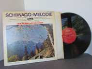 SCHIWAGO MELODIE DER RUBIN ARTOS CHOR FIESTA 1545 RECORD ALBUM GERMAN MUSIC