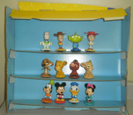 DISNEY SUPER-MARKET DISPLAY W/12 CHARACTERS- EXC. CONDITION- MR1