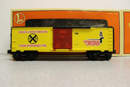 NEW LIONEL - 26201 OPERATING LIFE-SAVER BOXCAR - 0/027 - MINT- W73
