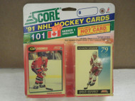 HOCKEY CARDS SCORE 1991- CANADIAN ENGLISH SERIES 1- GUY CARBONNEAU- NEW- L136