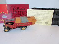 MATCHBOX YY027/SCM DIECAST 1922 FODEN TRUCK F.PARKERS & CO TIMBER RED COA LotD
