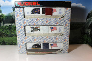 LIONEL - MPC - 19599 OLD GLORY 3 CAR REEFER SET - 0/027 - NEW- HH1P