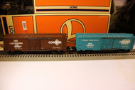 LIONEL - 21756- 6464 OVERSTAMPED BOXCAR SET - CONRAIL/PC - 0/027- NEW- B1