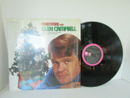 CHRISTMAS WITH GLEN CAMPBELL CAPITOL RECORDS 6699 RECORD ALBUM