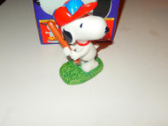 OLDER COLLECTIBLE -SNOOPY AT BAT FIGURINE- BOXED- L133