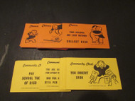 VTG PARKER BROS MONOPOLY 1960-1980'S CHANCE AND COMMUNITY CARDS COMPLETE SET