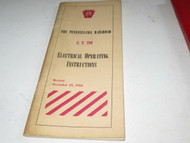 PENNSYLVANIA RR ELECTRICAL OPERATING INSTRUCTIONS HANDBOOK- DEC. 1966 - M45