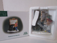 DEPT 56 02377 VILLAGE ACCESS PAINTING OUR OWN VILLAGE SIGN DICKENS MIB DL146