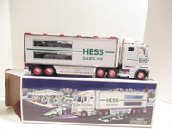 HESS - 2003 - TRUCK W/RACE CARS - NEW IN THE BOX - SH