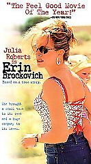 VHS MOVIE- ERIN BROCKOVICH- JULIA ROBERTS- VERY GOOD CONDITION- L44
