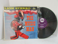 THE MUSIC MAN LION STEREO 70091 BROADWAY HIT RECORD ALBUM