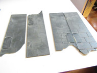 0/027 SCALE BUILDINGS & PARTS- KORBER LONG ROOF SECTIONS- CRACKED APART- HB16