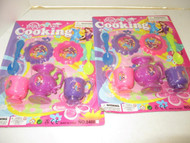 NEW TOY CLOSEOUTS- TWO COOKING PLAY SETS - VARIOUS W/CUPS - STOCKING STUFFERS