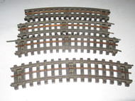 LIONEL - SUPER O CURVE TRACK - 4 SECTIONS - FAIR -W15