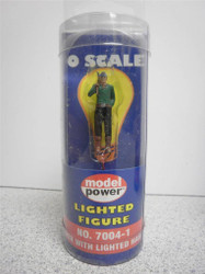 0/027- CLOSEOUTS- 7004 WORKER W/HARD HAT- LIGHTED- UNPAINTED- NEW- L182