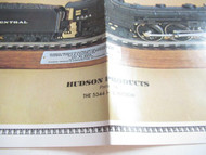 HUDSON PRODUCTS- 22" POSTER OF THE 5344- 700E SCALE HUDSON - NEW-