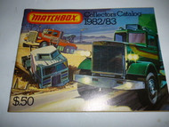 VINTAGE DIECAST MATCHBOX 1982/83 CATALOG- GOOD SHAPE - H32