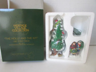 DEPT 56 56100 HERITAGE VILLAGE THE HOLLY AND THE IVY 1997 PC MINT L131