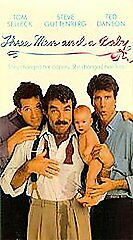 L44 THREE MEN AND A BABY TOM SELLECK TOUCHSTONE 1995 USED VHS TAPE