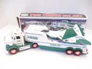HESS TOY TRUCK AND JET 2010 NICE & WORKS WITH BOX & BATTERIES S2