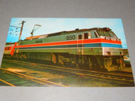 OLDER AMTRAK 'AMTRAK E60CP- #950 ELECTRIC' ' POST-CARD- GOOD CONDITION- H19