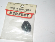 HO TRAINS- 'PERFECT' #436 GREEN GRAIN OF WHEAT BULBS (2) NEW OLD STOCK- S31J