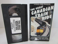 THE GREAT CANADIAN TRAIN RIDE DOUG JONES TRAVELOG 1992 VHS TAPE L42E
