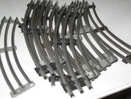 POST-WAR - 027 CURVED TRACK- 12 SECTIONS - FAIR - W75