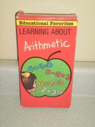 VHS MOVIE- LEARNING ABOUT ARITHMETIC- EDUCATIONAL FAVORITES- USED- L42