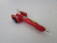 MATTEL HOT WHEELS DIECAST CAR 1979 DRAGSTER RED YELLOW FLAMES MALAYSIA H2
