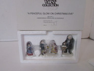 DEPT 56 58300 A PEACEFUL GLOW ON CHRISTMAS EVE SET OF 3 FIGURES L138