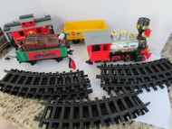 ECHO CLASSIC RAIL LARGE G SCALE TRAIN SET ENGINE TRACK CARS BATTERY OPERATED
