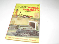 HOW TO BUILD AND OPERATE A MODEL RAILROAD- 1955- AMERICAN FLYER- M64