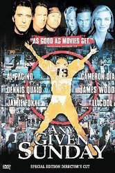 Any Given Sunday (DVD, 2000, Special Edition) WIDESCREEN VERSION L53C